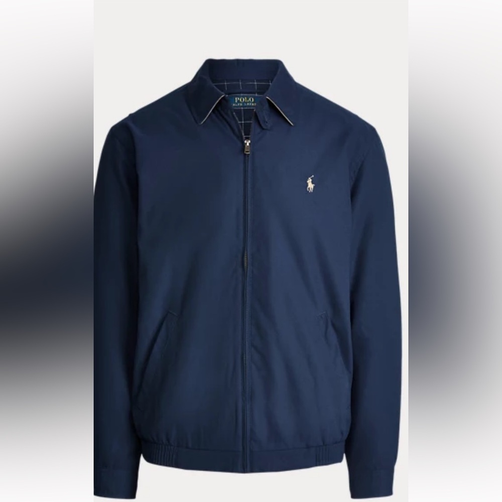 Ralph Lauren men’s jacket never worn with tags on. Navy blue; XL